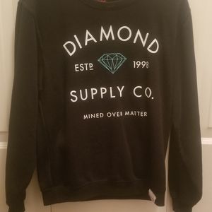 Diamond pullover sweatshirt